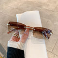 Óculos Feminino Armação Madeira de Luxo - Proteção UV400